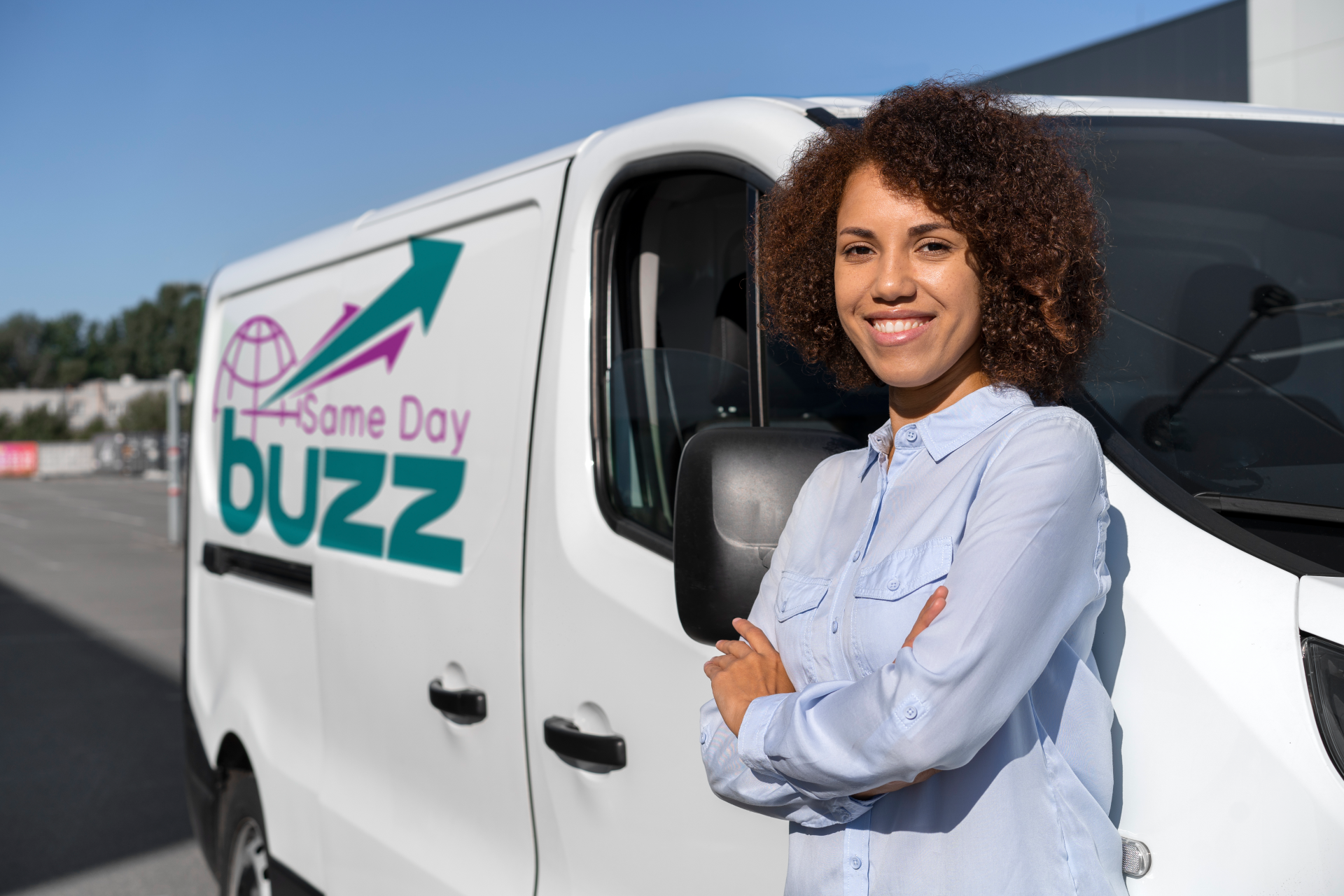 same day courier service - courier van - delivery