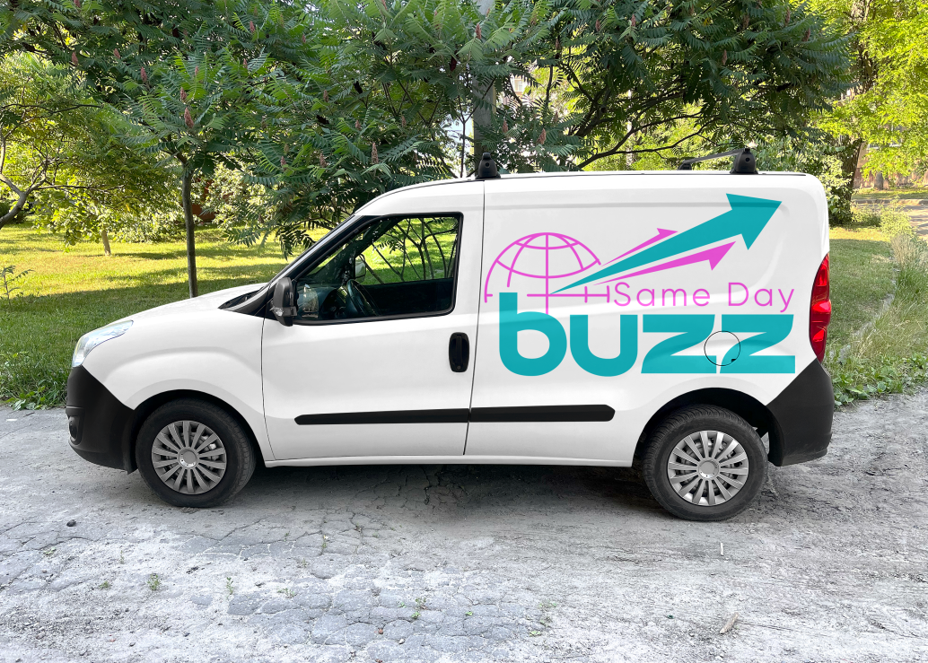 Buzz Same Day courier vehicle in hertfordshire, top rated courier service